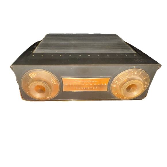 RARE Vintage Westinghouse Cordless Transistor Radio, Model H-621P6 UNTESTED 1957 - Picture 9 of 11